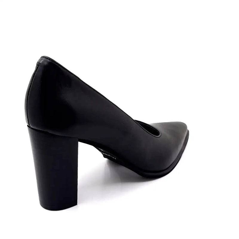 Myma 8526 Piele Neagră Ivoire Chaussures