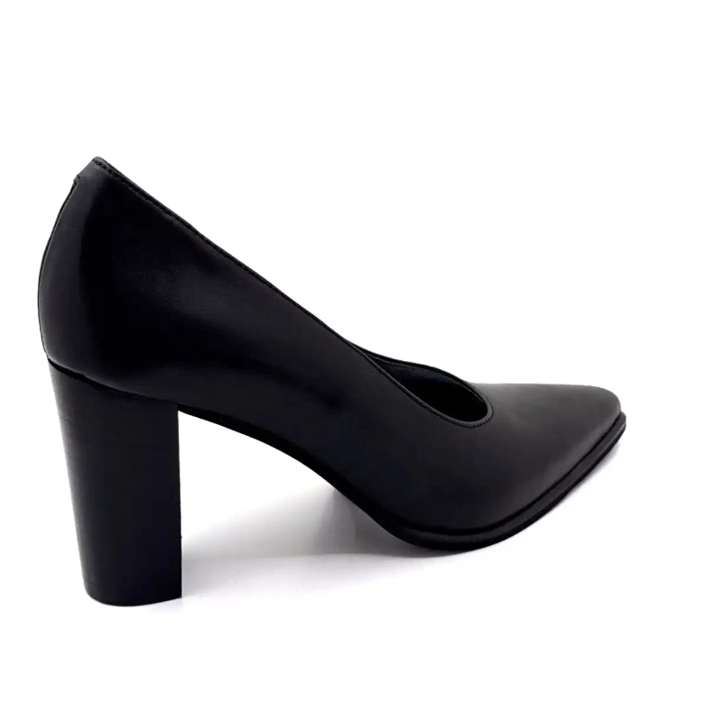 Myma 8526 Czarna skóra Ivoire Chaussures