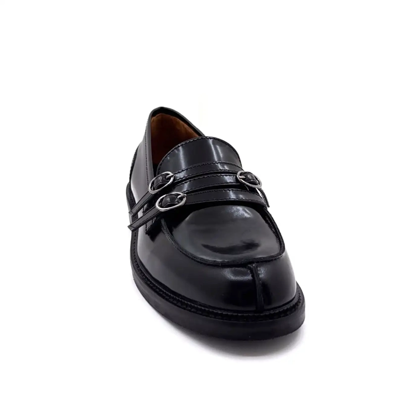 Ivoire 9022 Pelle smaltata nera Ivoire Chaussures