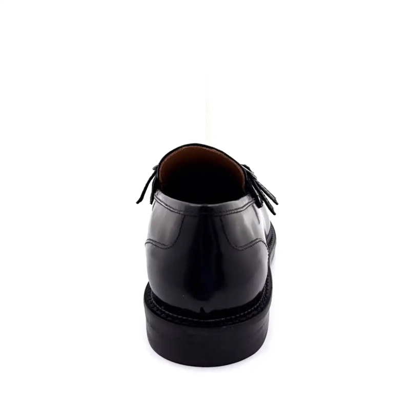 Ivoire 9022 Cuir Glacé Noir Ivoire Chaussures