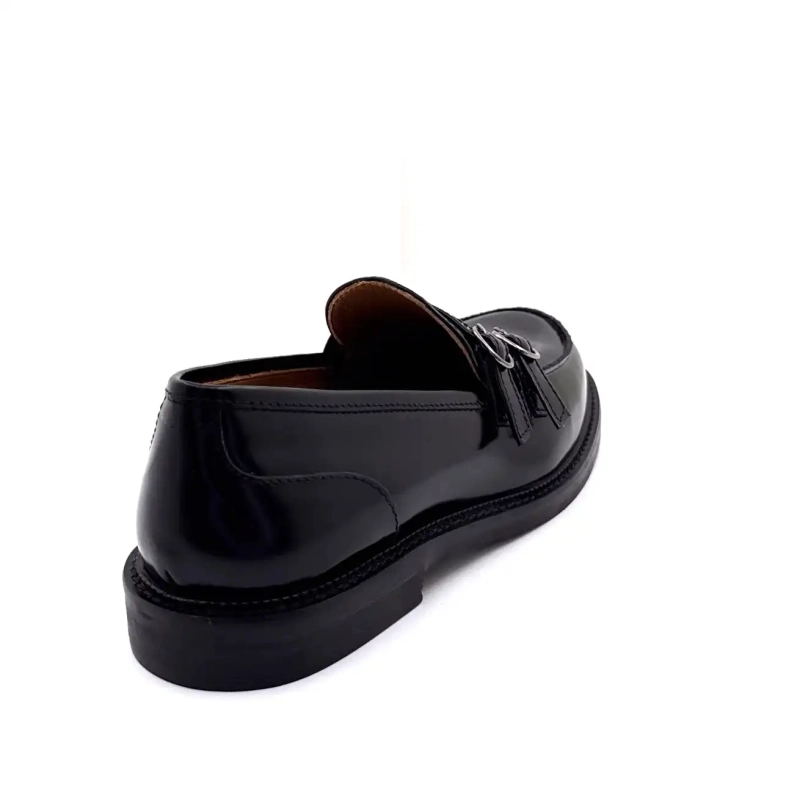 Ivoire 9022 svart glasert skinn Ivoire Chaussures