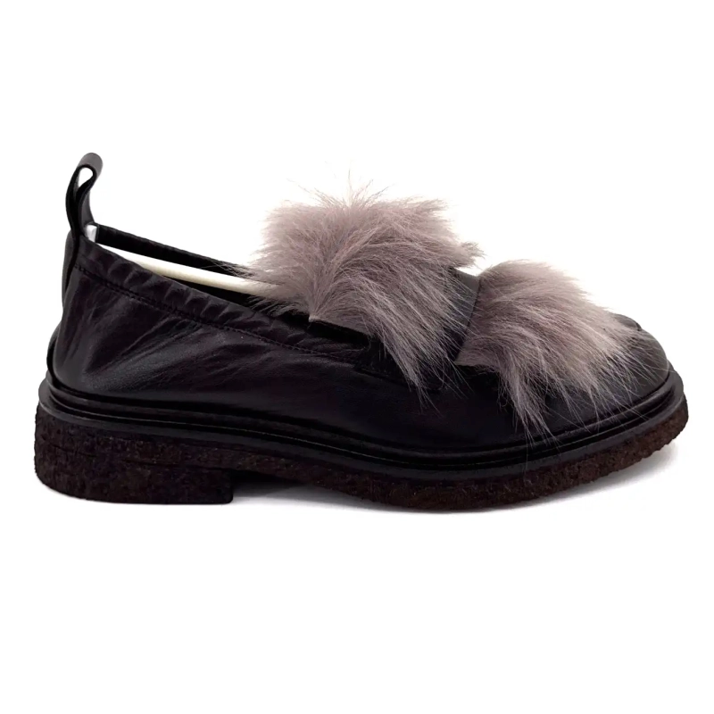 Fru.it 9277 Brunt Lær Ivoire Chaussures