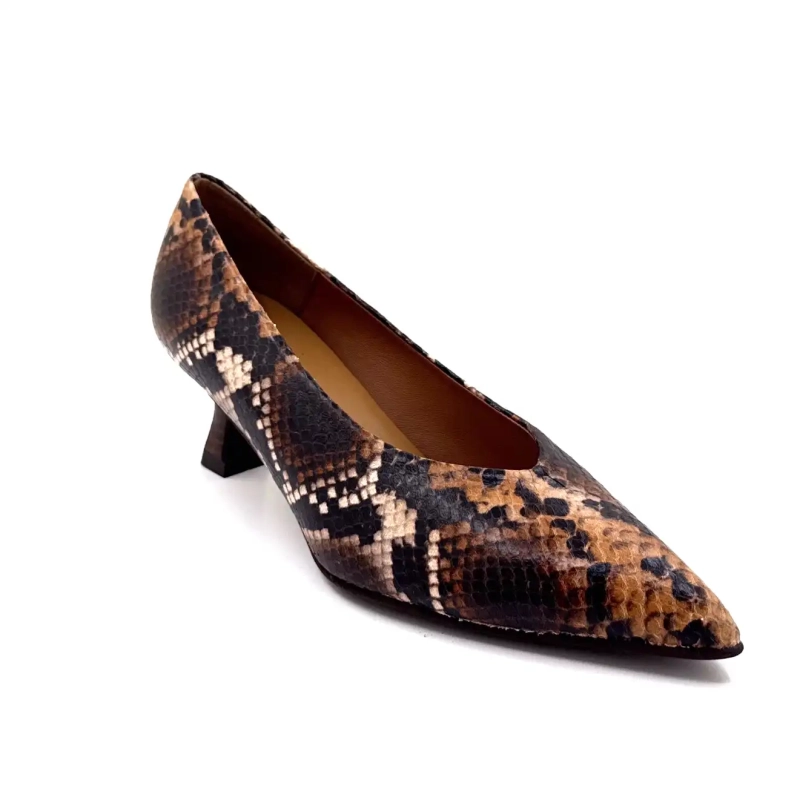 Pedro Miralles 29370 Piel de Reptil Marrón Ivoire Chaussures