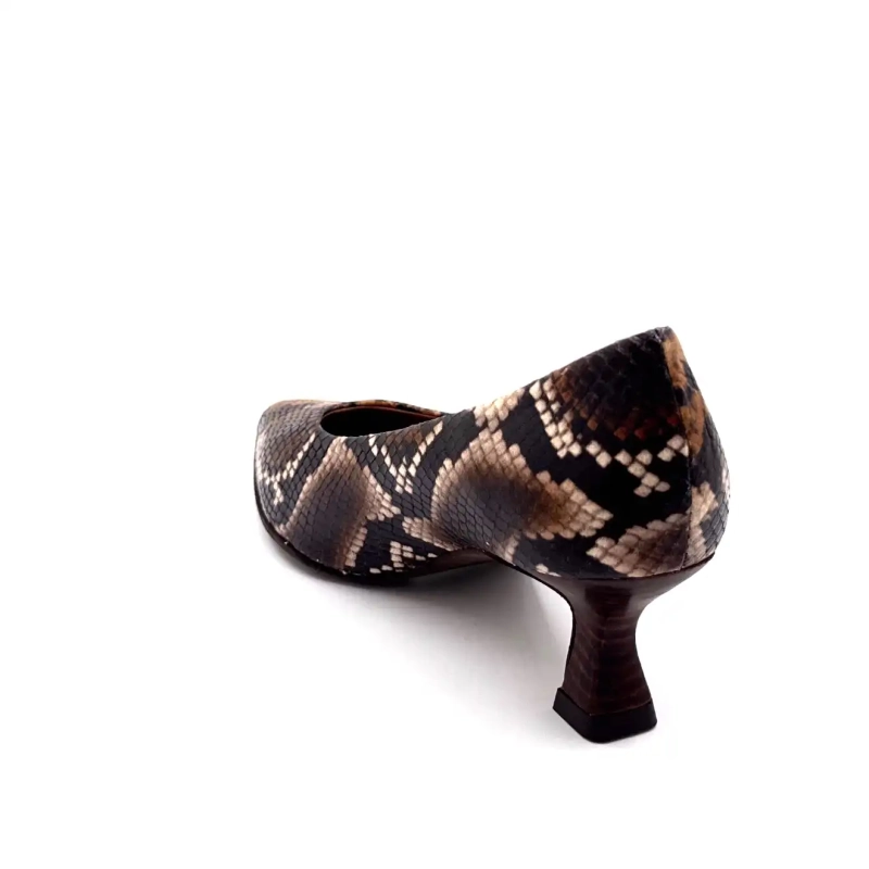 Pedro Miralles 29370 Brązowa skóra gadów Ivoire Chaussures