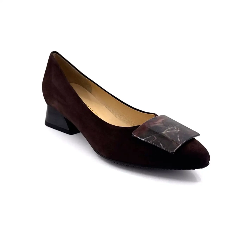 Brunate 31135 Brun Mocka Ivoire Chaussures