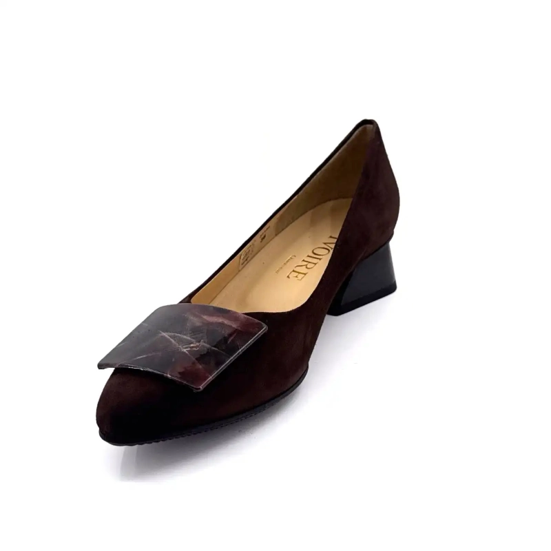 Brunate 31135 Braunes Wildleder Ivoire Chaussures