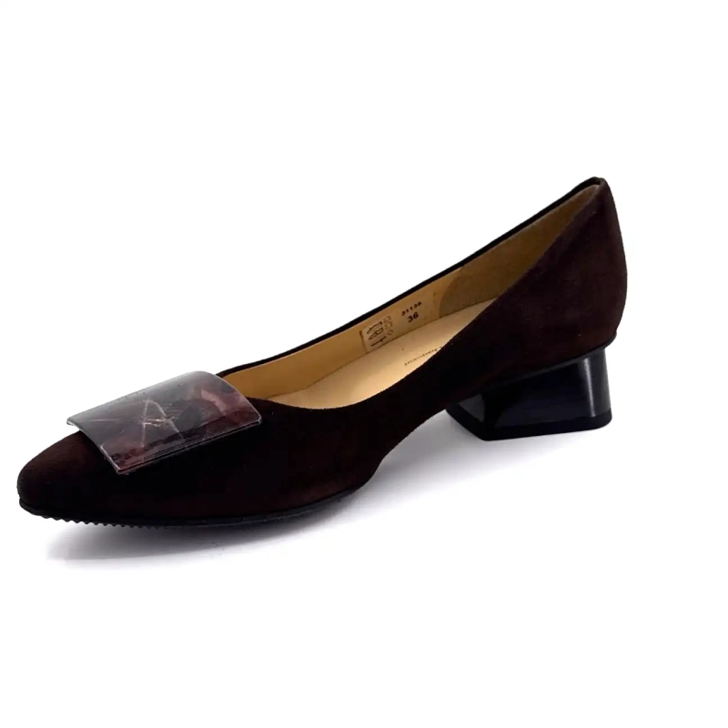 Brunate 31135 Brown Suede Ivoire Chaussures