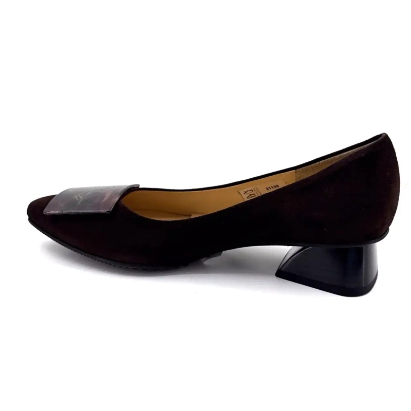 Brunate 31135 Brun Mocka Ivoire Chaussures