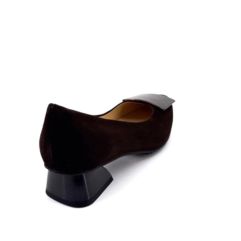 Brunate 31135 Brun Ruskind Ivoire Chaussures