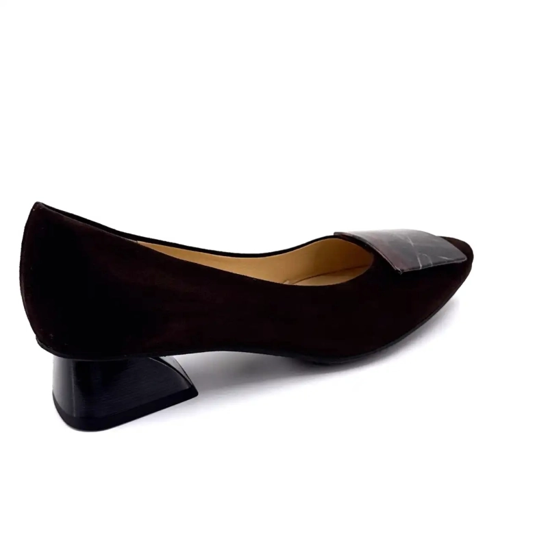 Brunate 31135 Brown Suede Ivoire Chaussures