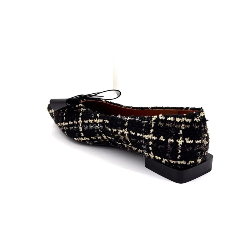 Angel Alarcon 25513 Svart Guld Textil Ivoire Chaussures