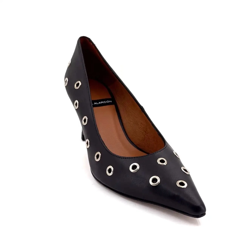 Angel Alarcon 25557 Piele Neagră Ivoire Chaussures