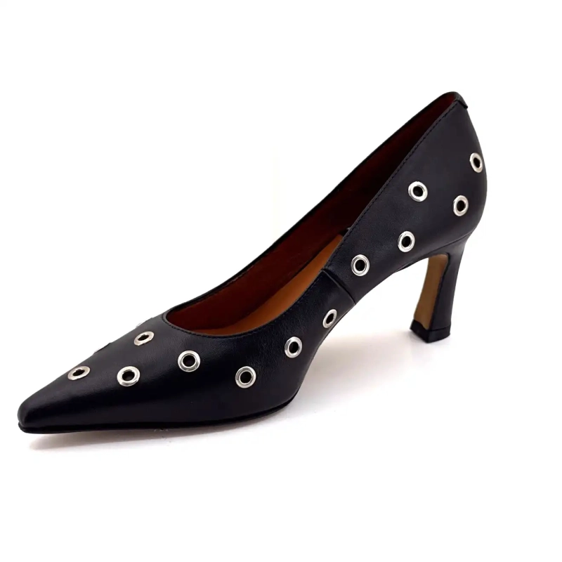 Angel Alarcon 25557 Sort Læder Ivoire Chaussures