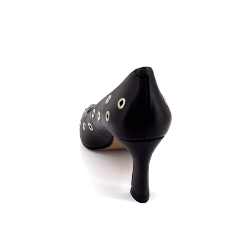 Angel Alarcon 25557 Cuir Noir Ivoire Chaussures