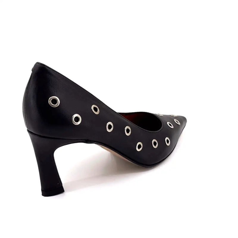 Ángel Alarcón 25557 Cuero Negro Ivoire Chaussures