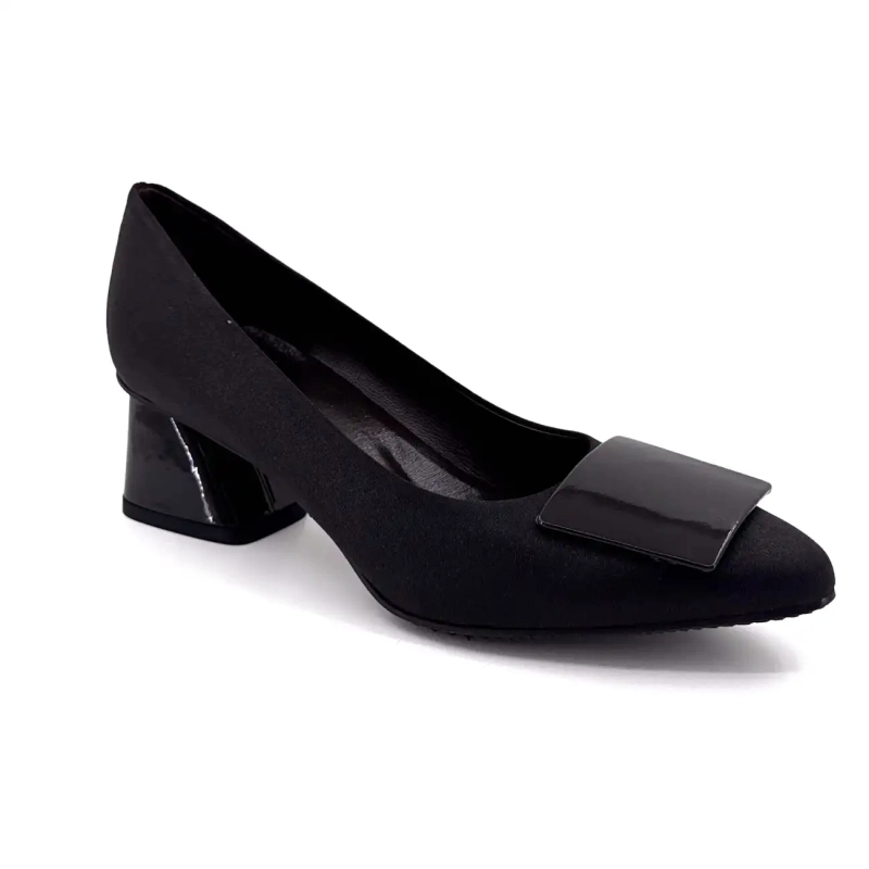 Brunate 50443 Tessuto Nero Ivoire Chaussures