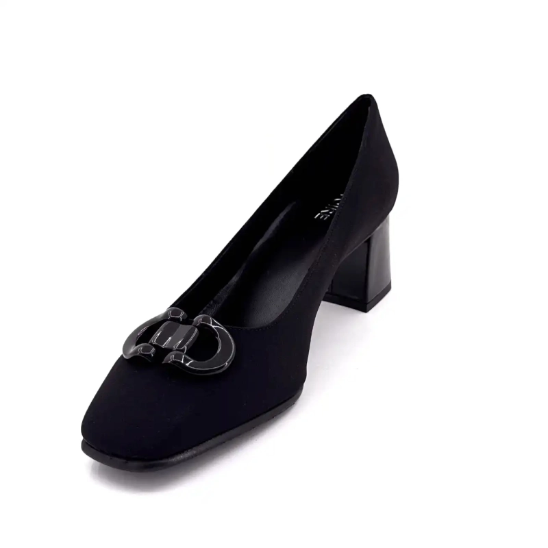 Ivoire Ch 842 Mikrofibra Czarna Ivoire Chaussures