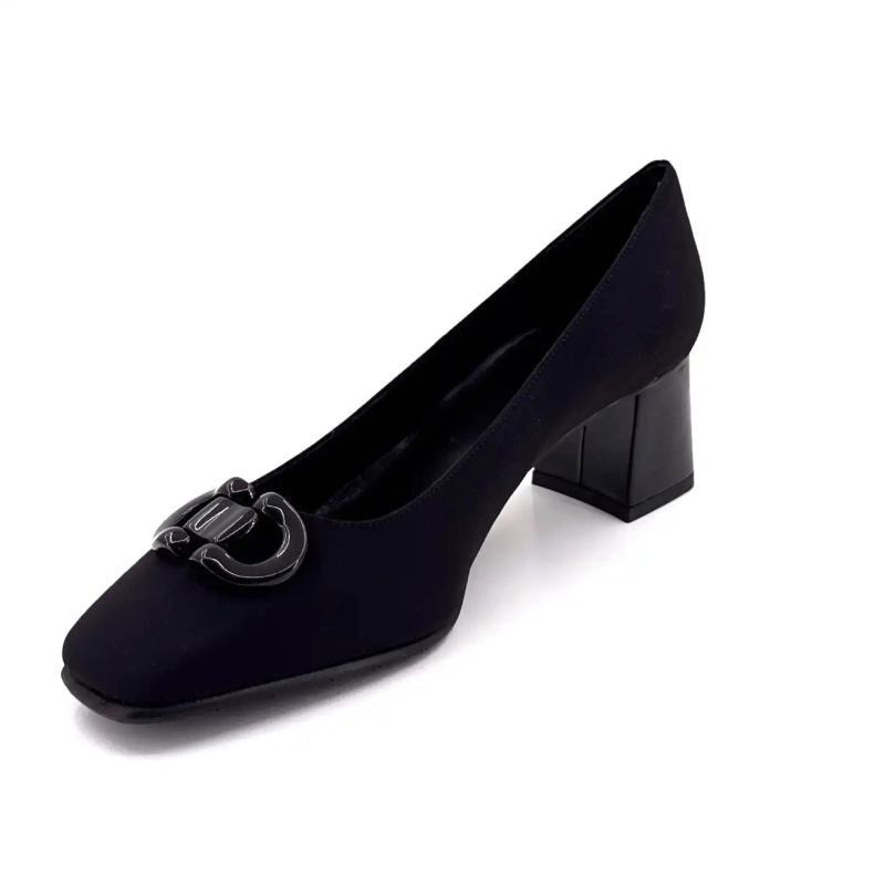 Ivoire Ch 842 Microfibra Nero Ivoire Chaussures