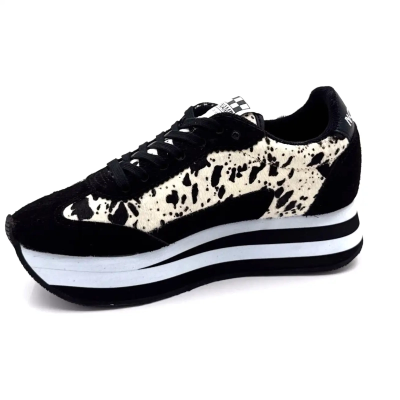 No Name Flex M Joggingbyxor Svarta Mocka Ko Mönstrade Ivoire Chaussures