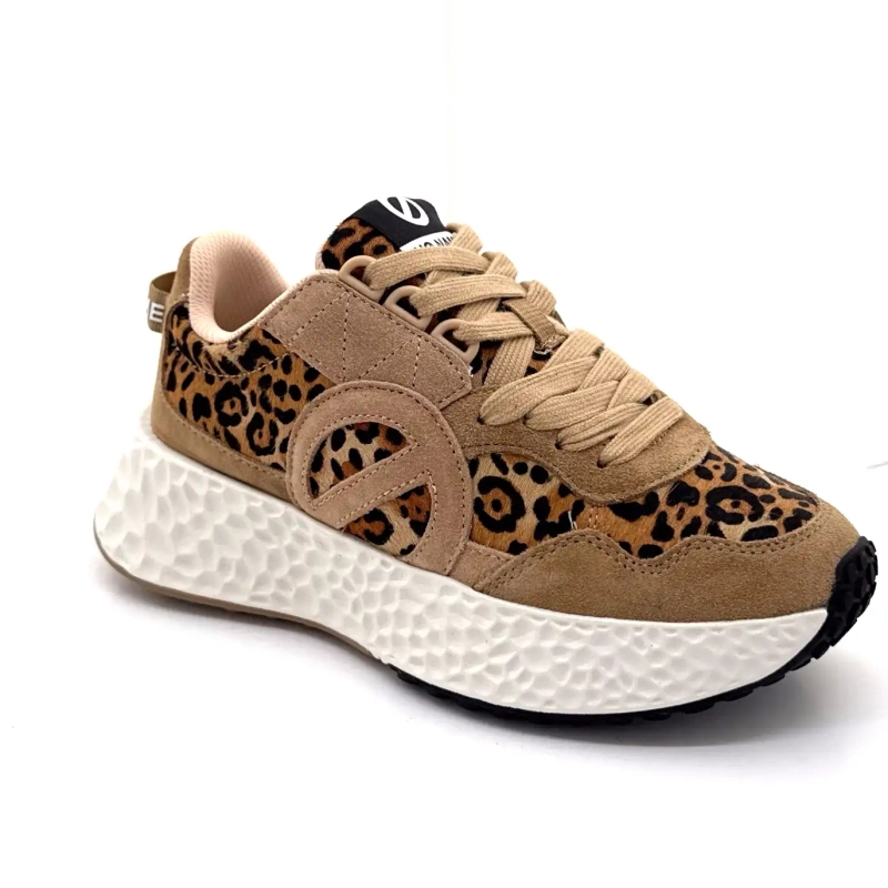 Pantalón deportivo Carter de ante color avellana Leo No Name Ivoire Chaussures