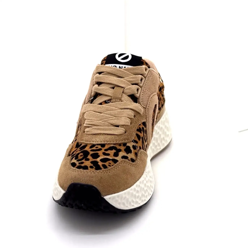 Pantalón deportivo Carter de ante color avellana Leo No Name Ivoire Chaussures