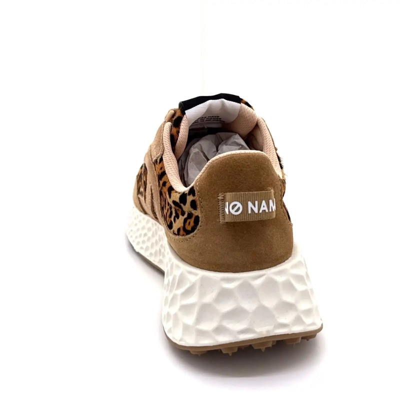 No Name Carter Jogger Daim Noisette Léo Ivoire Chaussures