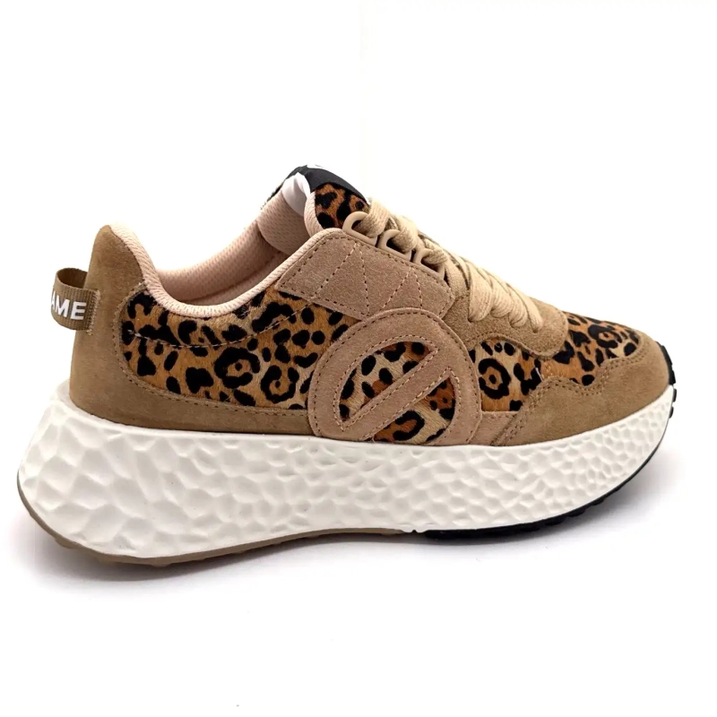 Pantaloni da jogging Carter No Name leopardo Ivoire Chaussures