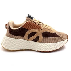 No Name Flex M Jogger Zwart Suède Koeienprint Ivoire Chaussures