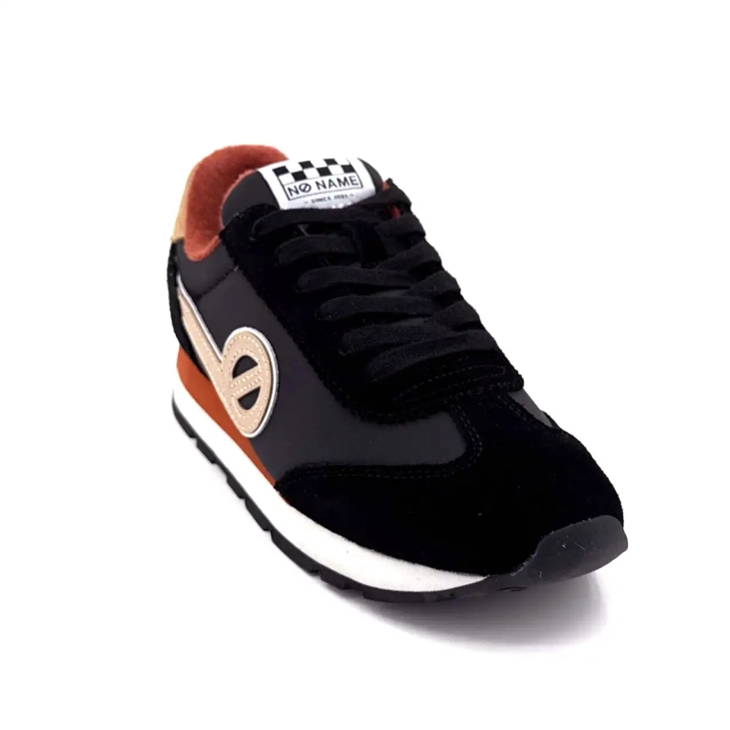 No Name City Run Jogger Textiel Suède Zwart Ivoire Chaussures