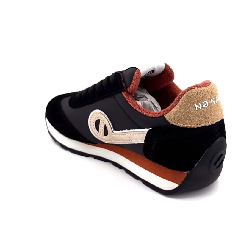 No Name City Run Jogger Textiel Suède Zwart Ivoire Chaussures