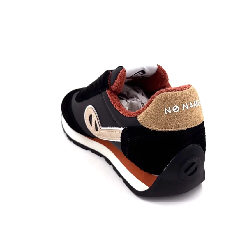 No Name City Run Jogger Textiel Suède Zwart Ivoire Chaussures