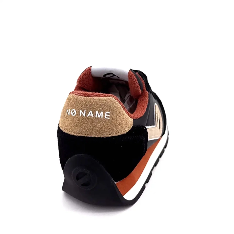 No Name City Run Jogger Textiel Suède Zwart Ivoire Chaussures