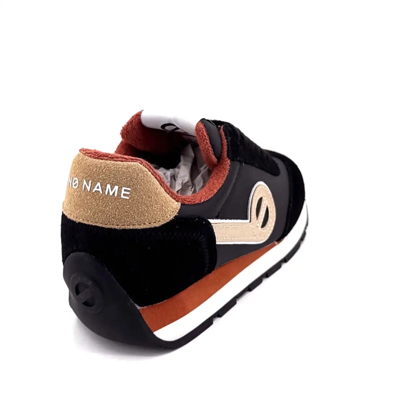 No Name City Run Jogger Textiel Suède Zwart Ivoire Chaussures