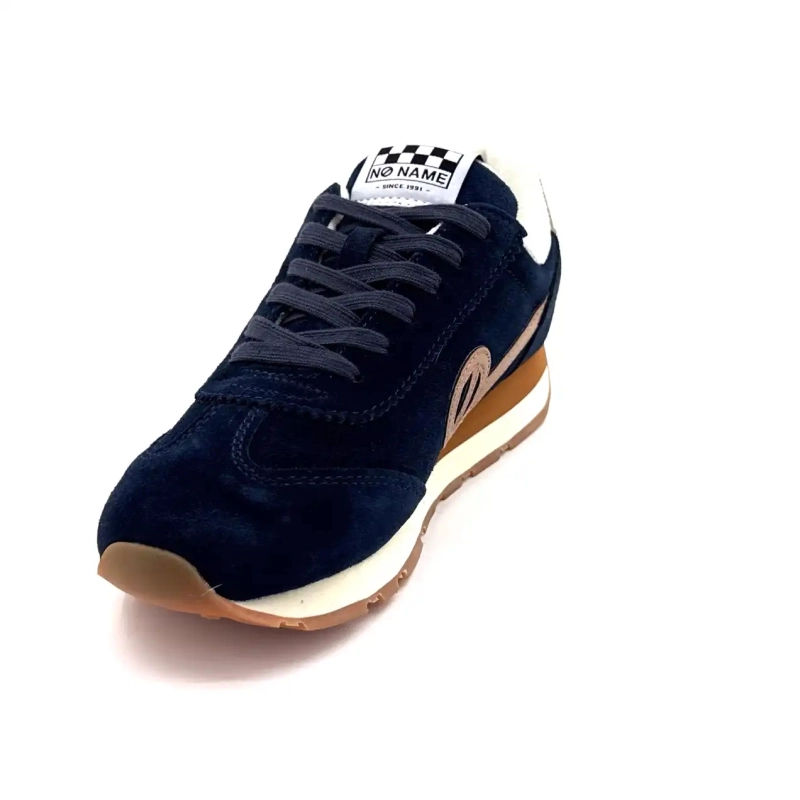 No Name City Run Jogger Navy Suède Ivoire Chaussures