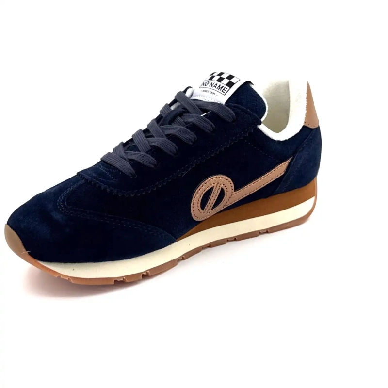 No Name City Run Jogger Navy Suède Ivoire Chaussures