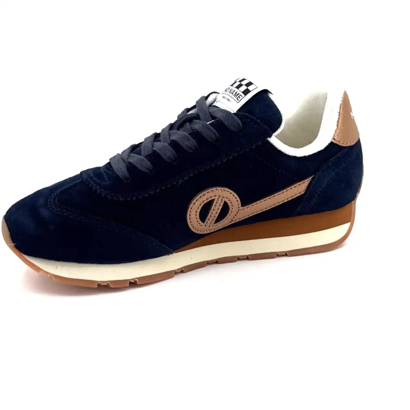 No Name City Run Jogger Navy Suède Ivoire Chaussures
