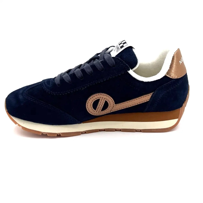 No Name City Run Jogger Navy Suede Ivoire Chaussures