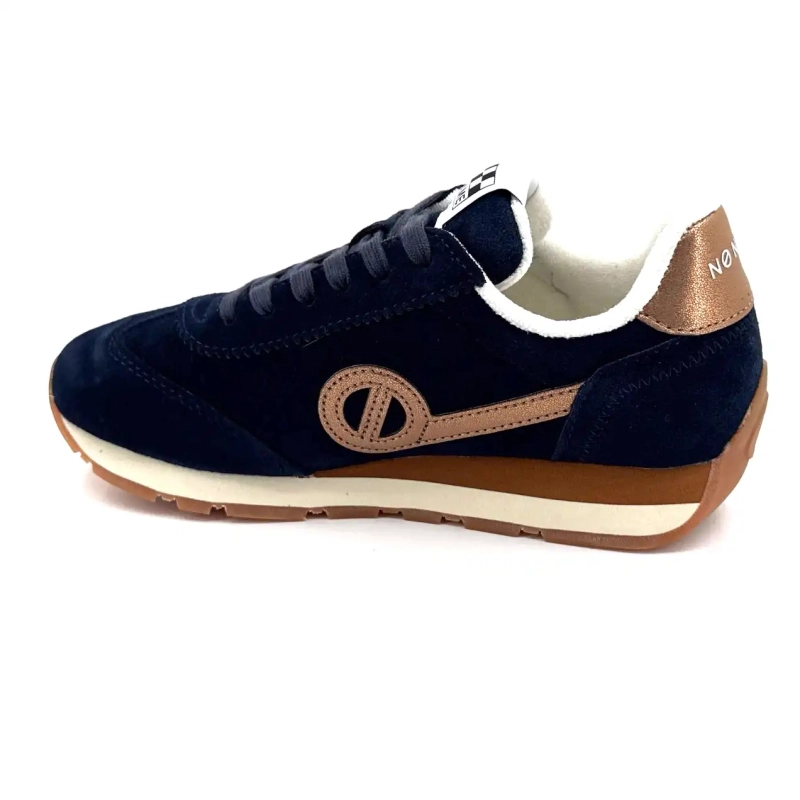 No Name City Run Jogger Navy Suède Ivoire Chaussures