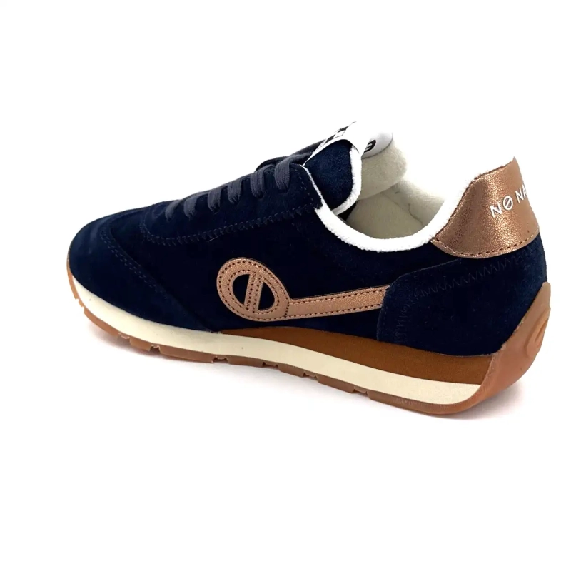 No Name City Run Jogger Navy Suède Ivoire Chaussures