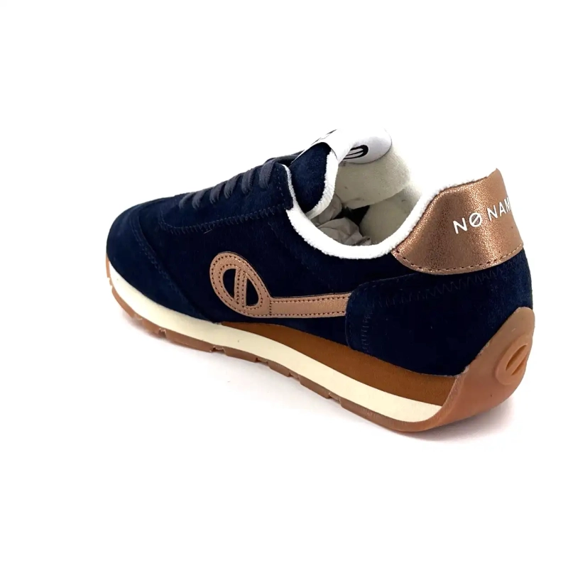 No Name City Run Jogger Navy Suède Ivoire Chaussures
