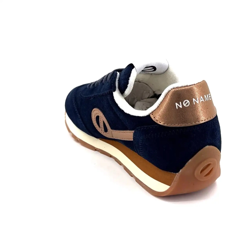 No Name City Run Jogger Navy Suede Ivoire Chaussures