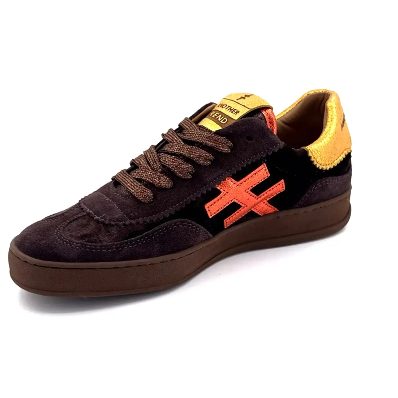 Another Trend A0328103 Tessuto scamosciato marrone Ivoire Chaussures