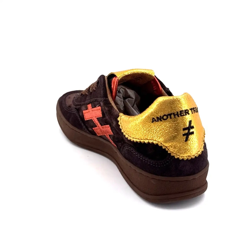 Another Trend A0328103 Suede Textil Maro Ivoire Chaussures