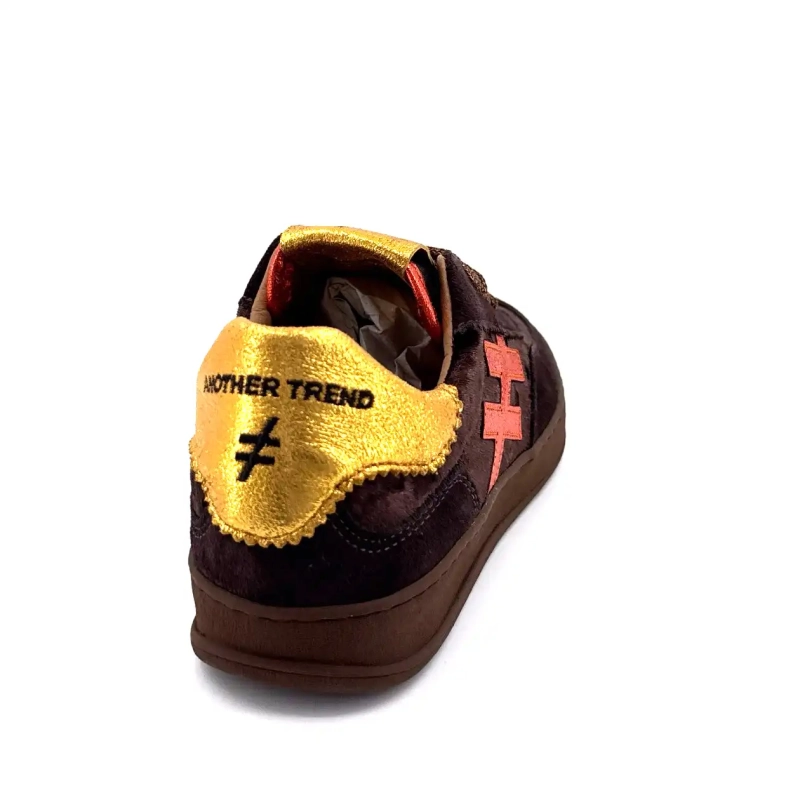 Another Trend A0328103 Suede Textil Maro Ivoire Chaussures