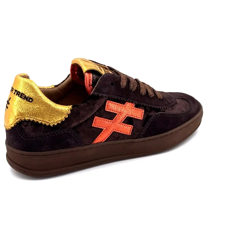 Another Trend A0328103 Zamsz Tekstylny Brązowy Ivoire Chaussures