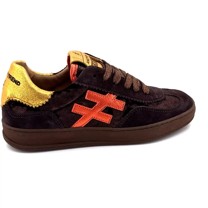 Another Trend A0328103 Daim Textile Marron Ivoire Chaussures