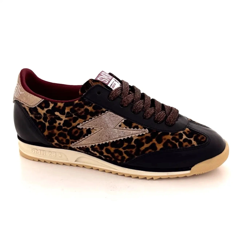 Semerdjian Joyce C475 Leder Braun Gold Léo Ivoire Chaussures