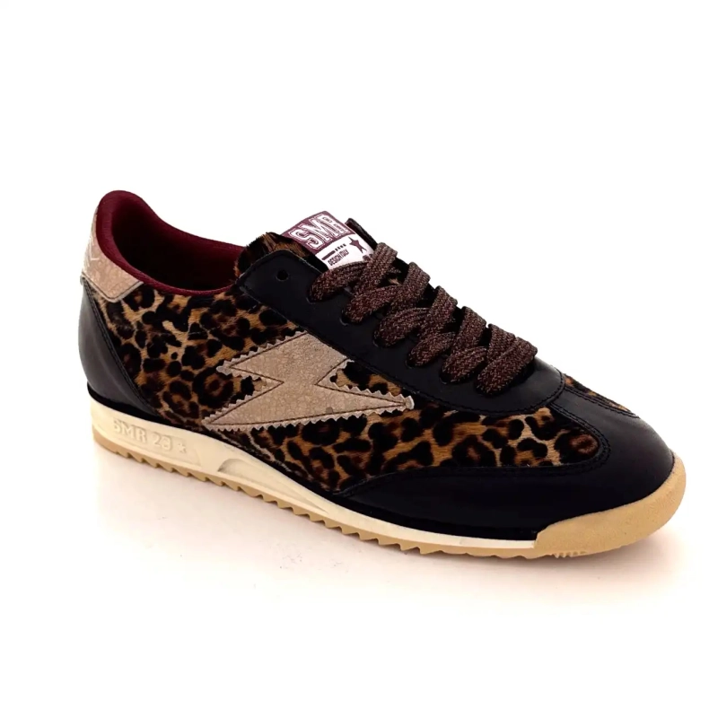 Semerdjian Joyce C475 Pelle Marrone Oro Léo Ivoire Chaussures