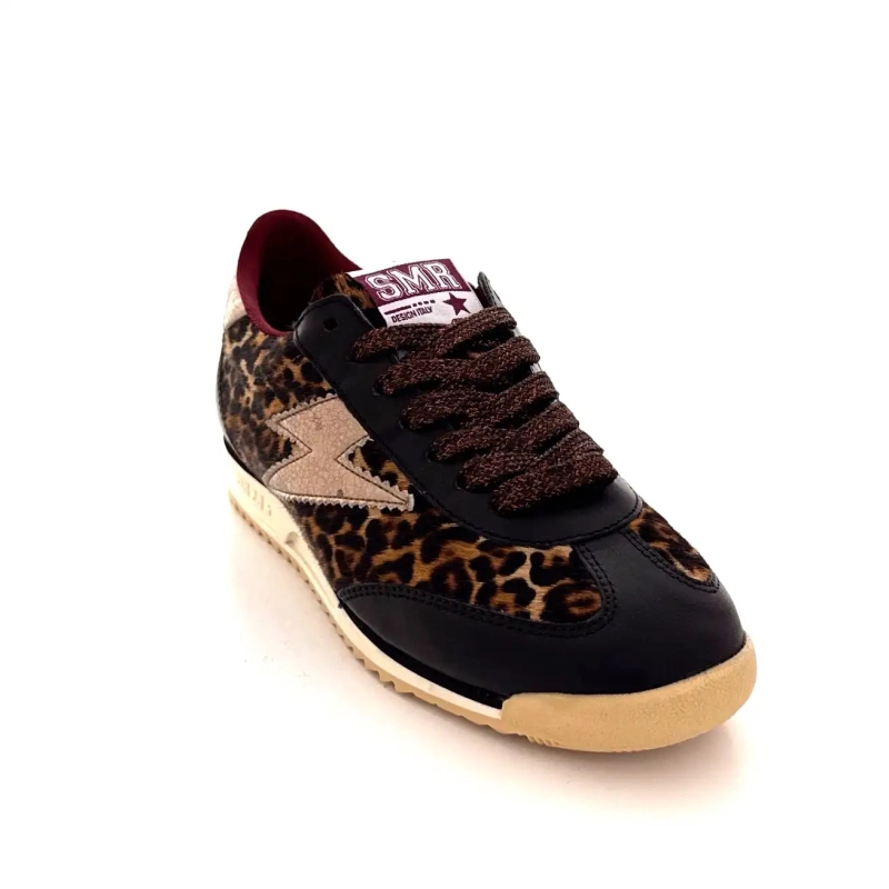 Semerdjian Joyce C475 Leder Braun Gold Léo Ivoire Chaussures