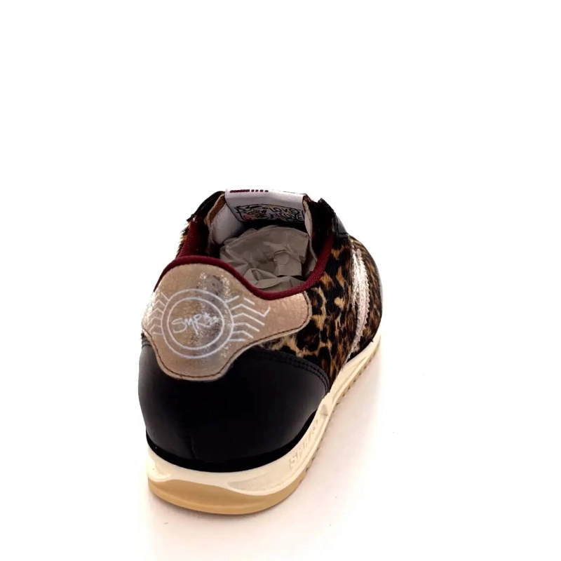 Semerdjian Joyce C475 Pelle Marrone Oro Léo Ivoire Chaussures